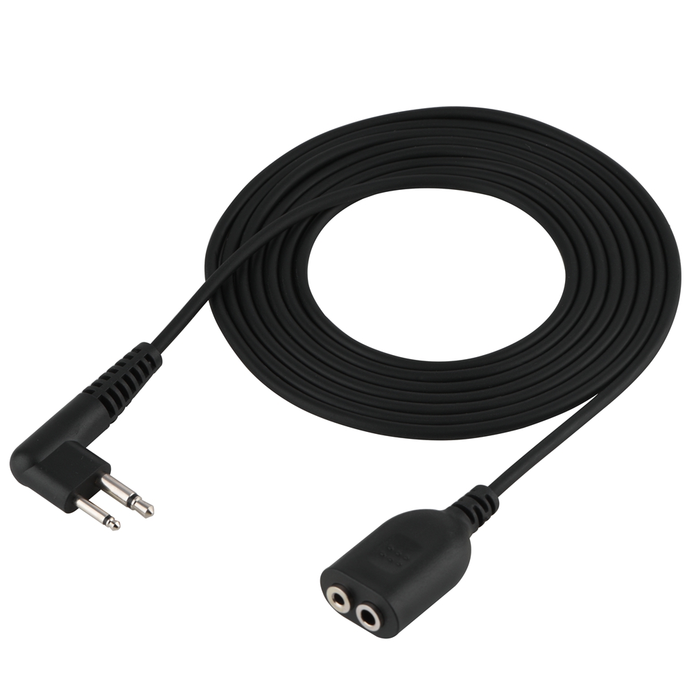 Mgaxyff 2 Pin Mic Microphone Headset Male to Female Extension Cord