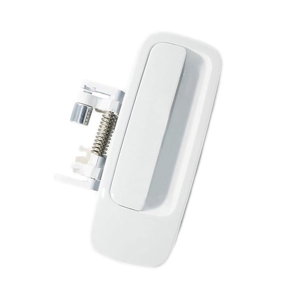 MotorKing Rear Right Passenger Side Outside Door Handle Compatible with 00-04 Toyota Avalon 040 White 2000 2001 2002 2003 2004