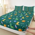thumbnail image 4 of Erosebridal Green Yellow Dinosaur Full Size Sheets,Multicolor Dino Lovely Cute Animals Bed Sheets For Boys Kids 4 Pieces, 4 of 6