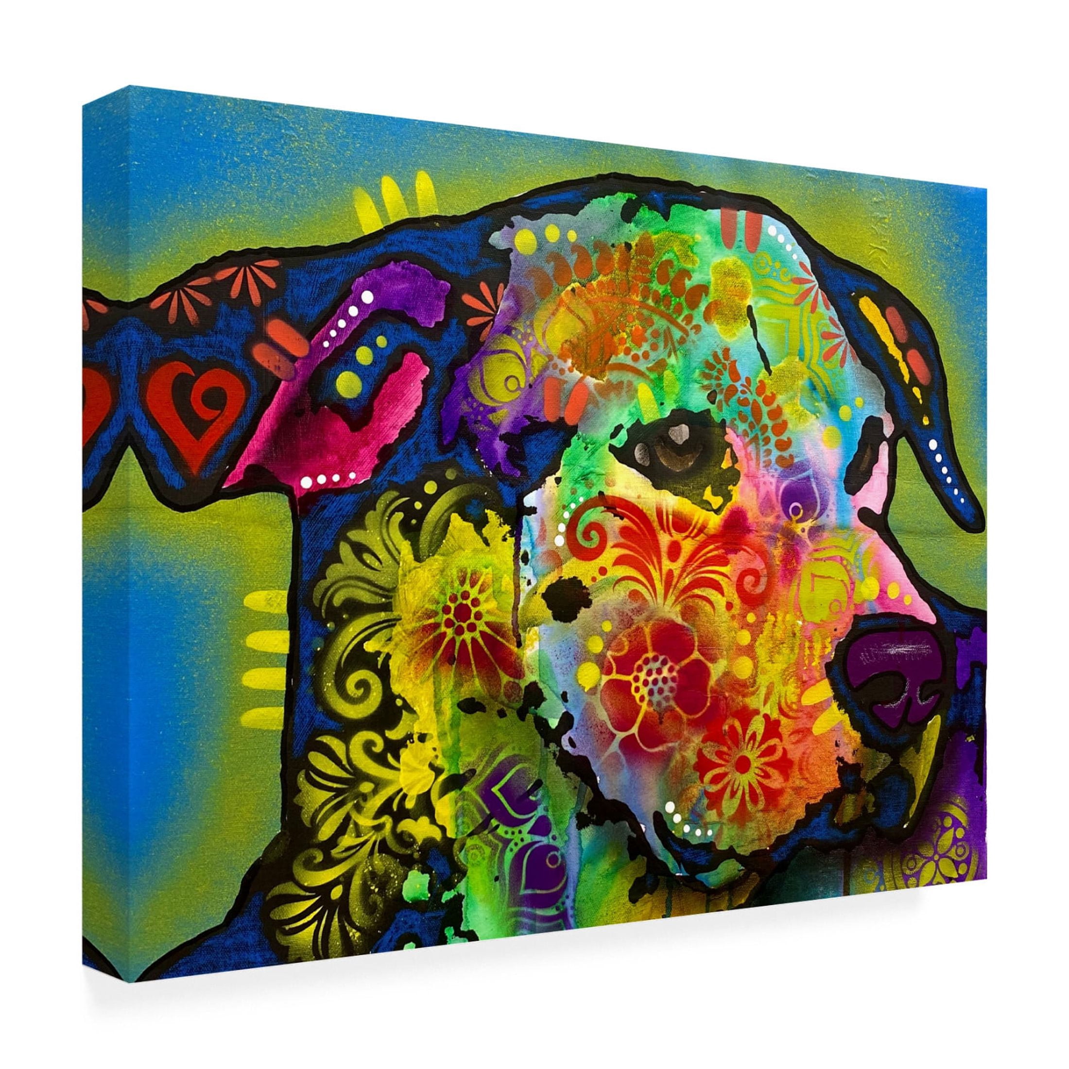 Canvas Wall Art - Dean Russo 'Whazzat' Wall Art for Living Room, Bedroom, or Office Décor by Trademark Fine Art - 32 x 24 Inches