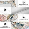 thumbnail image 6 of Blue Sea Turtle Coastal Outdoor Rug for Patio/Deck/Porch, Non-Slip Large Area Rug 4 x 6 Ft, Vintage Summer Beach Coral Ocean Indoor Outdoor Rugs Washable Area Rugs, Camping Rug Carpet Runner, 6 of 8