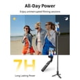 thumbnail image 3 of AOCHUAN Stabilisateur de Cardan pour Téléphone Intelligent, Cardan de Téléphone 4 en 1 avec Rotation à 360&Acirc;&deg; pour iPhone/Android Sefie Stick Trépied avec Réglage Auto Fac, 3 of 8