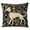 Dog, variant on STPgoods Pheasant William Morris Tapestry Throw Pillow with Insert 18x18" (45x45 cm) Decorative Couch and Sofa Cushion for Living Room Bedroom Square Pillowcase