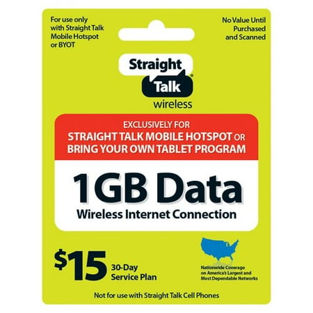 Straight Talk Wireless 1GB Data 30-Day Mobile Hotspot