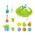 thumbnail image 4 of Table d'Eau 13x Table de Bac à Sable pour Activité Extérieure Douches d'Eau Multicolore Table de Jeu Sensorielle Table d'Eau pour Enfant pour Intérieur Extérieur Garçons Ronde, 4 of 8