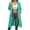 Mint Green, variant on UJNDER Women's Jacket Winter Warm Long Hooded Zip Up Coat Soft Loose Outerwear Casual Pullover Sweatshirt Comfortable Stylish for Women Dark Purple XXL