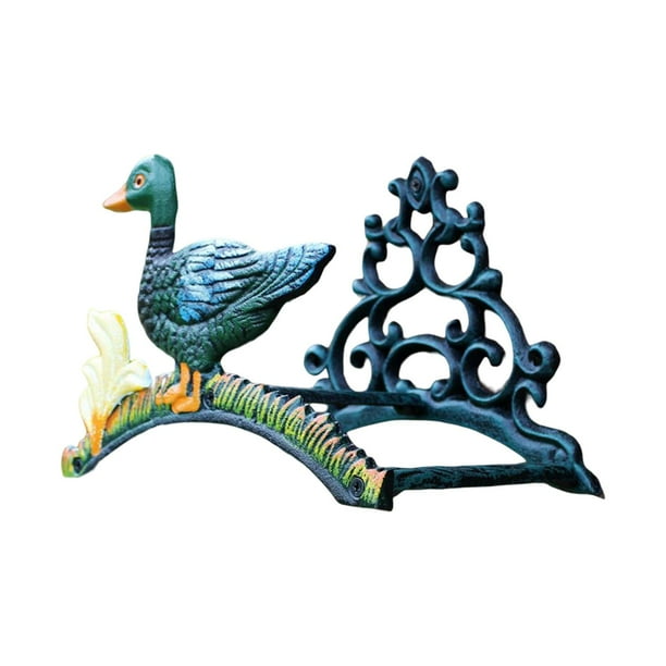 Soporte para manguera de jardín Soporte para manguera Patrón vintage europeo, Manguera de agua montada en la pared Estilo C Zulema soporte de manguera
