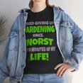 thumbnail image 5 of DJH Apparel | Tried Giving Up GARDENING Funny Unisex Heavy Cotton Tee, 5 of 5