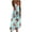 Blue-A, variant on Women’s Sleeveless Round Neck Midi Dress - Abstract Pattern Summer Casual Sundress with Flowy Tank Design & Ankle-Length Silhouette