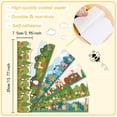 thumbnail image 2 of 6 Style Zoo Bulletin Board Border Stickers 68.86ft Classroom Animals Lion Monkey Giraffe Self-Adhesive Scalloped Die Cut Borders Trims School Chalkboard Blackboard Desk Party Wall Decor, 2 of 9