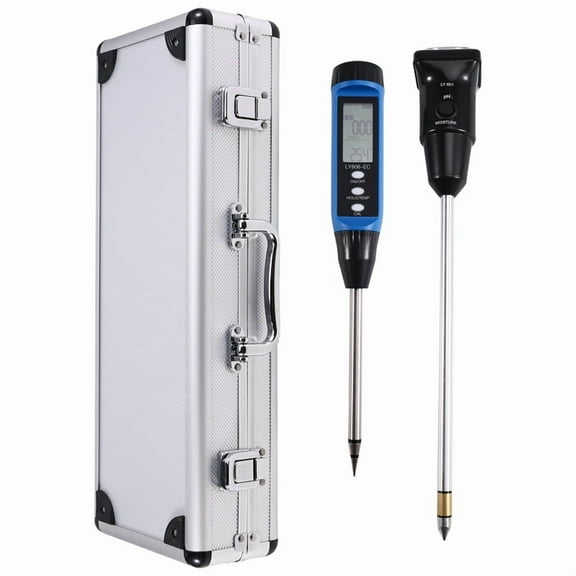 Soil Nutrient Meter Quick-Acting Nitrogen Analyzer Fertility Tester Gardening Agriculture LED Soil Tester LY606 LY601