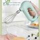 thumbnail image 5 of Matsuzay Batidor de huevos Mezclador eléctrico Gadget de cocina Carga rápida Accesorios para el hogar Agitador de huevos de crema batida ajustable Electrodomésticos Rosa Matsuzay HA082611-01B, 5 of 6