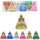 thumbnail image 1 of 6pcs Christmas Tree Pendant Ornaments Colored Xmas Gift Bags Shape With Hanging Rope Xmas Party Orna, 1 of 1