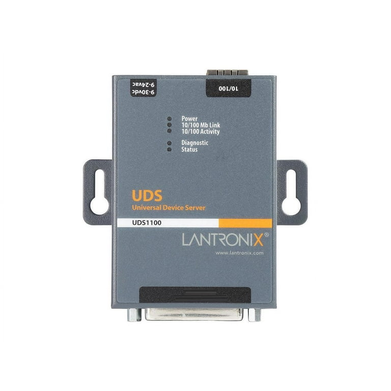 Lantronix Device Server UDS1100 One Port Serial (RS232/ RS422/ RS485) to IP  Ethernet UL864 - device server