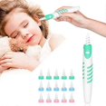 thumbnail image 1 of Ear Wax Remover Ear Cleaner Q Grips 360 Spiral Ear Wax Removal Tool Reusable Soft Silicone Ear Wax Picker with 16 Replacement Heads Ear Wax Cleaning T, 1 of 5