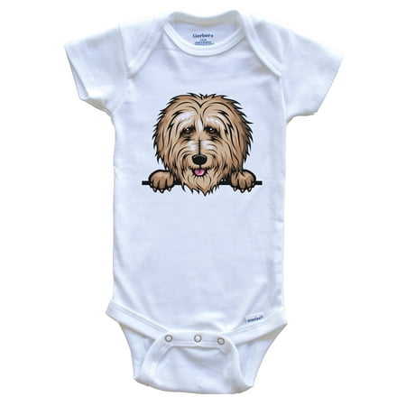 

Goldendoodle Dog Breed Cute One Piece Baby Bodysuit 0-3 months white