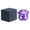 Purple, variant on Cozeii Professional Pepper Grinder Mill,Spice Grinder with Adjustable Coarseness Gift, Salt and Pepper Grinder Mushroom Shaped Grinder, Refillable Pepper Mill