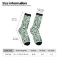 thumbnail image 4 of Goofa Retro Rooster4 Printed Men's Crew Socks, Soft Durable Breathable Moisture-Wicking with Odor Control Cotton socks, 4 of 9
