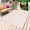 Pink, variant on Red Striped Outdoor Rug 6x9 Ft - Reversible Patio Rug Outdoor Camping Rugs, Rustic Red Stripe Modern Art Beige Washable Indoor Outdoor Area Rugs, Non-Slip Outdoor Carpet Runner for Deck/Porch