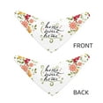 thumbnail image 3 of Sikiie Home Sweet Home Floral Dog Bandanas-Dog Scarf Bib Kerchief Breed for Dogs and Small for Pets Gift-Medium, 3 of 5