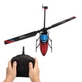 thumbnail image 3 of Helicóptero RC de 2,4 GHz, 4 canales, 6 ejes, giroscopio, retención de altitud, juguete de avión de control remoto para WLtoys K200, baterías duales, 3 of 14