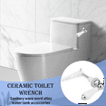 thumbnail image 4 of Ceramic Toilet Flush Handle, Toilet Handles Flush Lever Traditional Victorian Style Toilet Handle Replacement Kit, 4 of 8