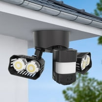SANSI 28W LED Security Lights Motion Sensor Light Outdoor, 3 Heads Motion Detector, 3500LM, 5000K