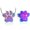 Rainbow, variant on No Longer by My Side But Forever in My Heart Print Paw Print Urn Pendant Cremation Jewelry for Ashes Holder Pet Memory Necklace Dog Cat Memorial Jewelry