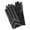 Black, variant on isotoner Mens Spandex Touchscreen Chevron Detail Gloves Fleece Lining BLACK-M