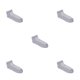 thumbnail image 3 of Minnieouse 1 par de calcetines para hombre, cómodos calcetines deportivos informales suaves al tobillo, Color sólido, accesorio para pie portátil para malla gris 5piezas Minnieouse CBP010602, 3 of 4
