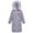 Purple, variant on Viikei Winter Coats for Women Women Warm Pocket Coat Turn Down Collar Long Jacket Winter Down Parkas
