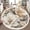 Color 3, variant on Washable Non Slip 6ft Round Rug, galaxy fantasy pastel color pastel sky rainbow Pastel Circle Area Rugs with Tassels Carpet for Nursery Bedroom Living Room Playroom Tent Rug Tent Castle