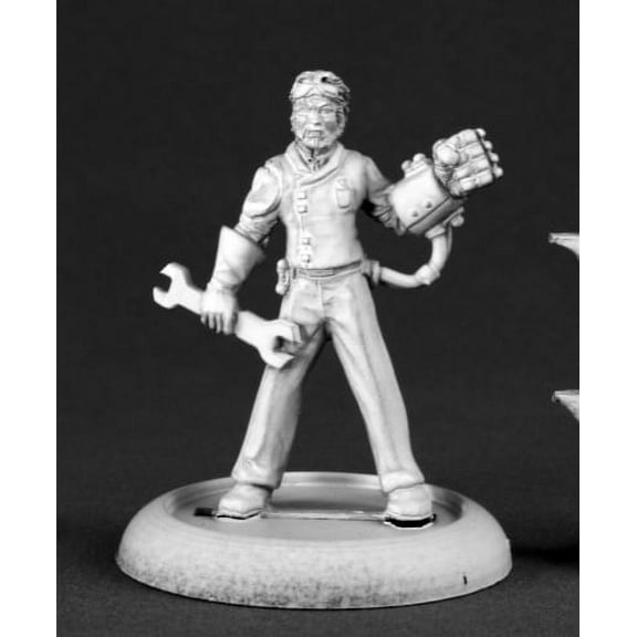 Reaper Miniatures Dr. Darius Hellstromme #59003 Savage Worlds Unpainted D&D Mini