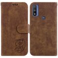 thumbnail image 2 of Compatible with Motorola Moto G Pure Embossed Cute Tiger Flip Folio Wallet Case Card Pocket Holder Cover, 2 of 5