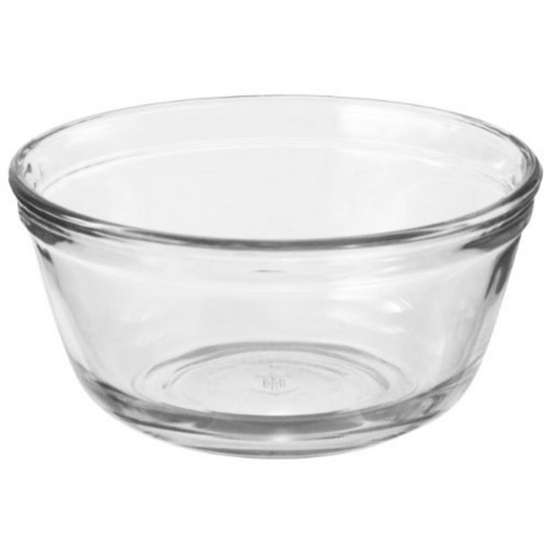 Anchor Hocking Glass Food Prep and Mixing Bowls, 4 Quart Set of 2