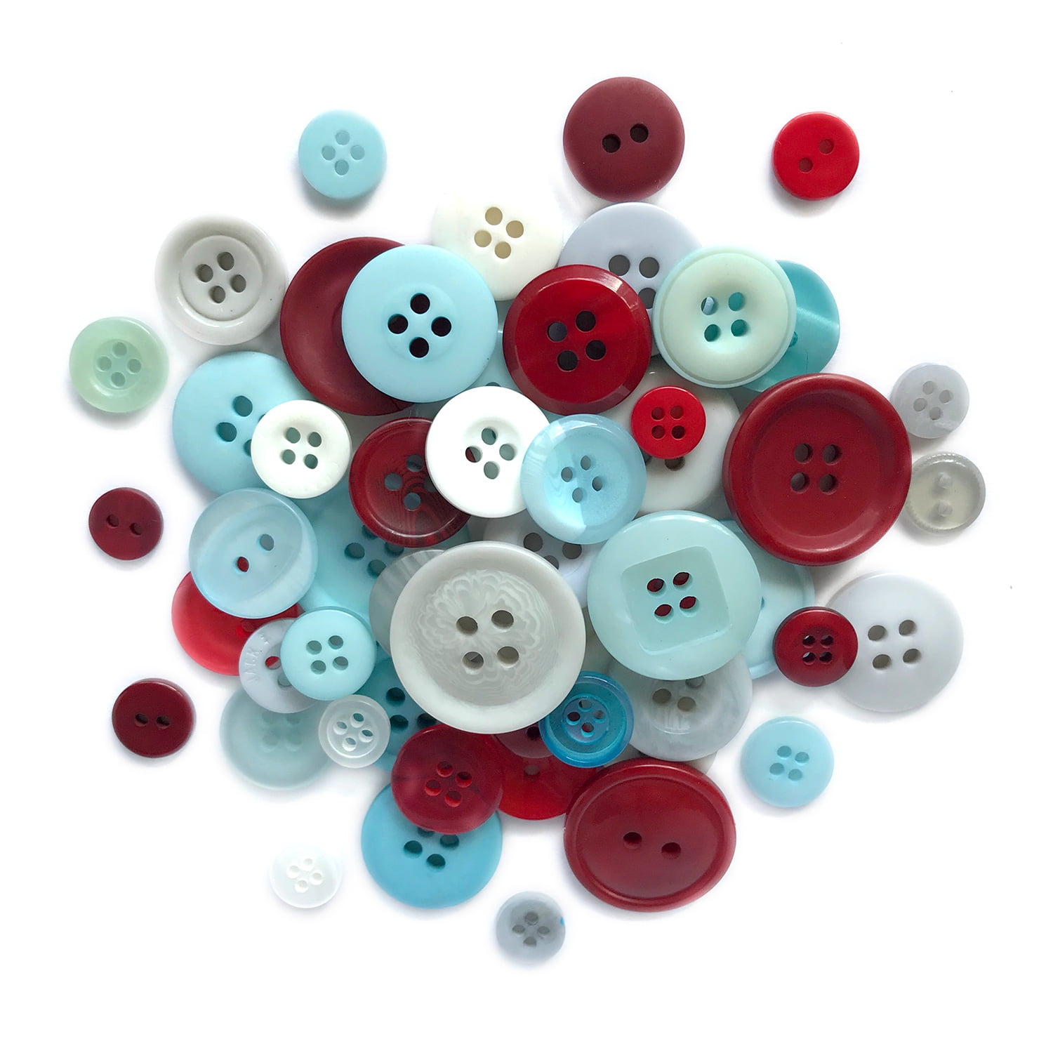 Buttons Galore Big Bag of Colorful Craft & Sewing Buttons Cool Winter