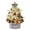 #0653-Gold, variant on Cheapark 17.7 Inch Mini Christmas Tree - Small Desktop Ornament for Home, Festive Decor & Gift for Christmas Holiday