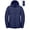 Navy Blue, variant on Men's Packable Hooded Puffer Jacket, Water Resistant Windproof with 5 Zip Pockets for Hiking Travel Black S