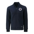 thumbnail image 2 of Men's-Cutter & Buck  Navy New England Revolution Big & Tall Roam Eco Tri-Blend Recycled Full-Zip Jacket, 2 of 3