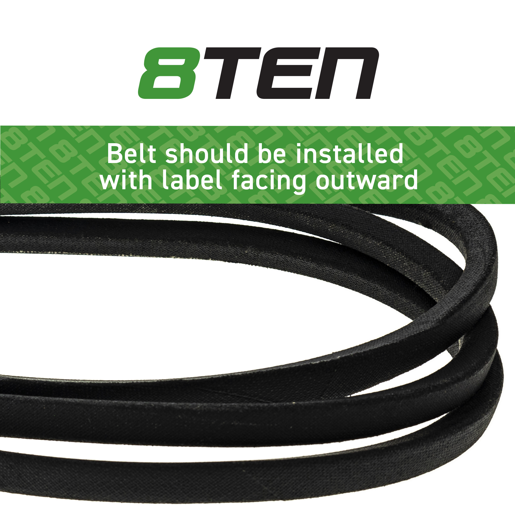 8TEN Drive V-Belt For John Deere S240 – 48-Inch Deck – Replaces UC10514 (132 Inch)