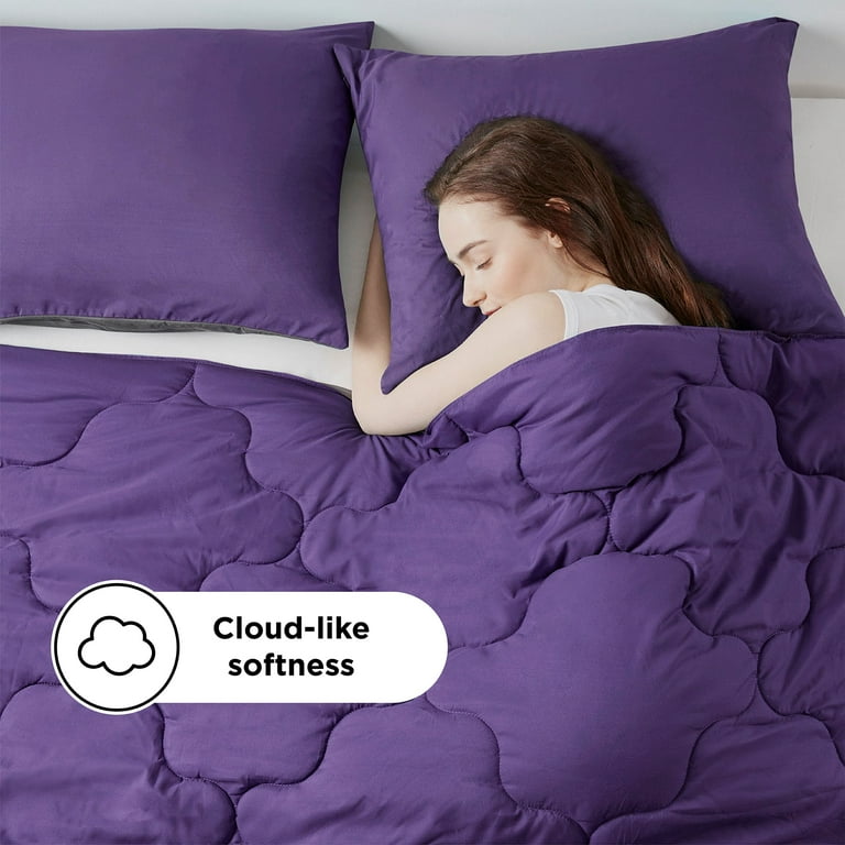 Comfort Spaces Twin Reversible Comforter Set, Microfiber Down - Main Image