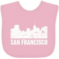 thumbnail image 3 of Inktastic San Francisco Skyline with Grunge Boys or Girls Baby Bib, 3 of 4