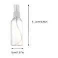 thumbnail image 2 of NSESSHome 2Pcs Spray Bottles, 50ml Clear Empty Fine Mist Plastic Mini Travel Bottle Set, Small Refillable Liquid Containers, 2 of 2