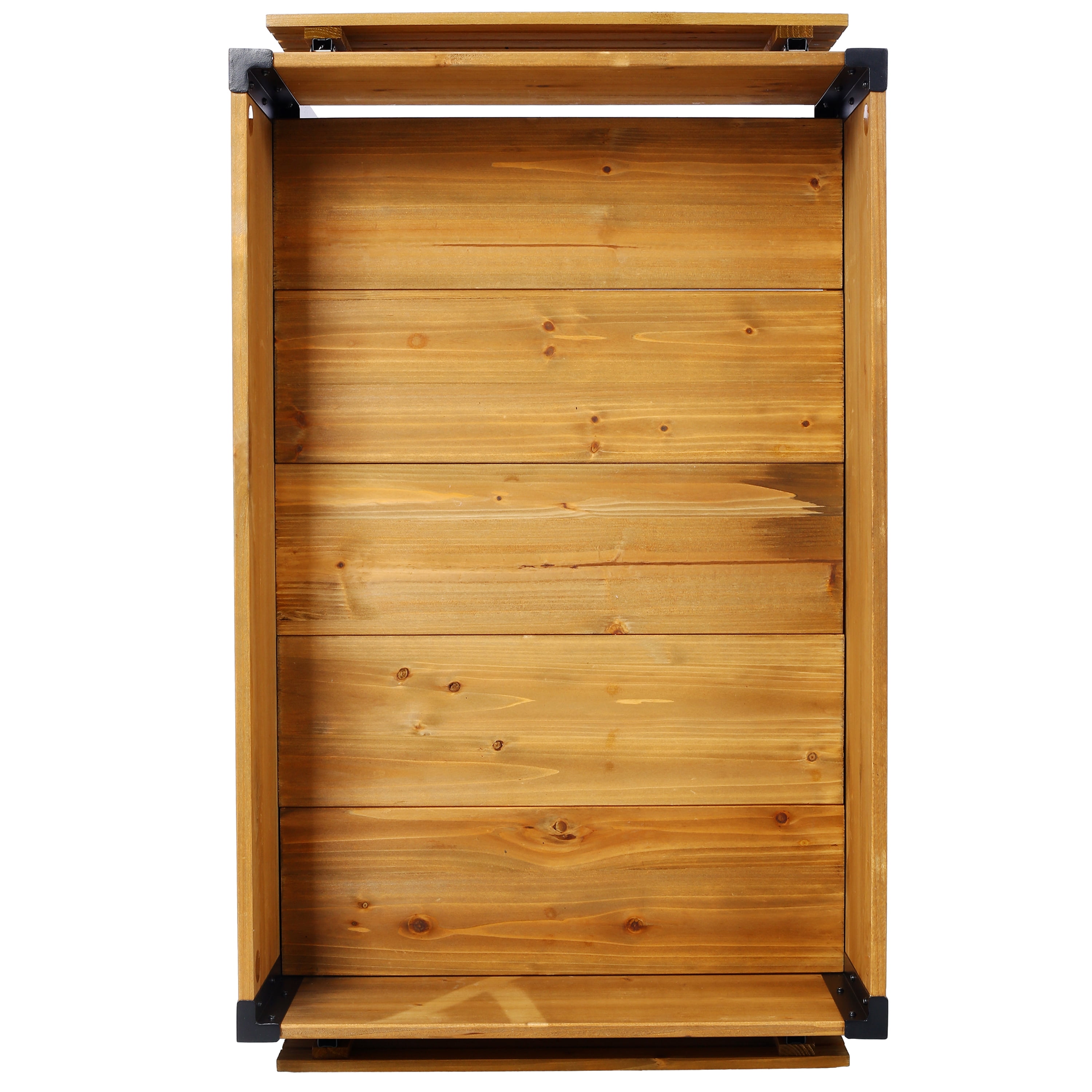 Raised Garden Bed, Metal Leg Wood Planter Boxes with Folding Storage Shelf,Elevated Planter Box for Growing Fresh Herbs, Vegetables, Flowers Great for Outdoor Patio, Deck, Balcony