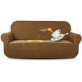 thumbnail image 1 of Housse de Sofa Extensible Grande, Housses de Canapé Hydrofuges, Protège-Canapé pour Chien Chat Animal de Compagnie, Housses Protectrices (Sofa TG, Brun), 1 of 7