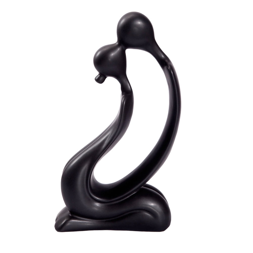 Couple Sculpture Kissing Figurines Statue Abstract Romantic Wedding Figurine Lovers Ornament