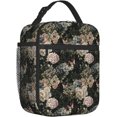 thumbnail image 2 of Black Bats Insulated Lunch Bag, Lunch Box for Office Travel, Lunch Bag for Men and Women, 2 of 6