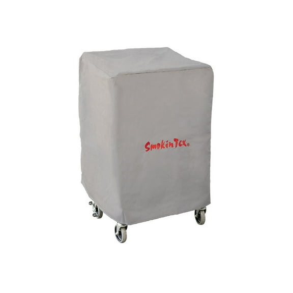 SmokinTex 1100 Smoker Cover – Grey Sturdy Vinyl Weather-Resistant Outdoor Protection Cover