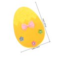 thumbnail image 2 of unbranded 4Ud Fundas De Cubiertos En Tela Lavable Color Amarillo Con De Pascua, 2 of 6