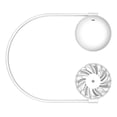thumbnail image 2 of Ventilador personal Ventilador de enfriamiento de cuello colgante recargable de 5 vatios Enfriador de aire portátil ajustable de 360 ​​°, blanco Inevent HA004905-03B, 2 of 6